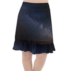 Cosmos-dark-hd-wallpaper-milky-way Fishtail Chiffon Skirt by Ket1n9