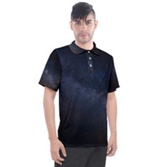 Cosmos-dark-hd-wallpaper-milky-way Men s Polo T-shirt by Ket1n9