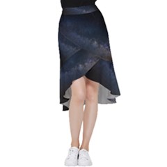 Cosmos-dark-hd-wallpaper-milky-way Frill Hi Low Chiffon Skirt by Ket1n9