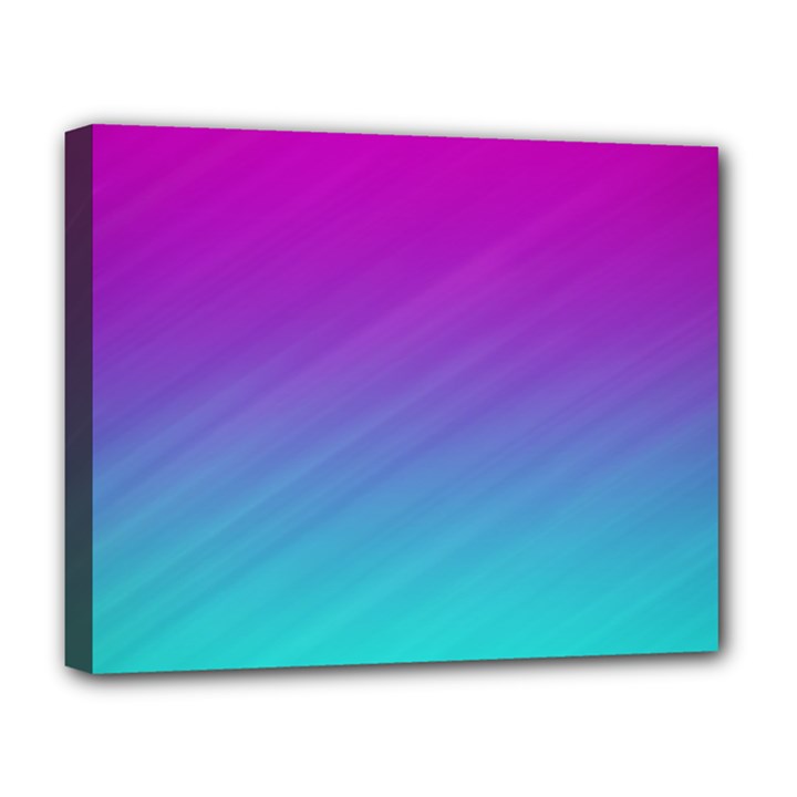 Background-pink-blue-gradient Deluxe Canvas 20  x 16  (Stretched)