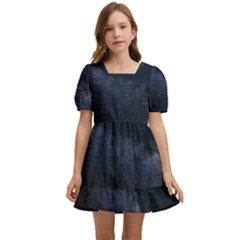 Cosmos-dark-hd-wallpaper-milky-way Kids  Short Sleeve Dolly Dress by Ket1n9