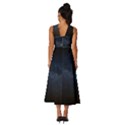 Cosmos-dark-hd-wallpaper-milky-way Sleeveless Cross Front Cocktail Midi Chiffon Dress View4