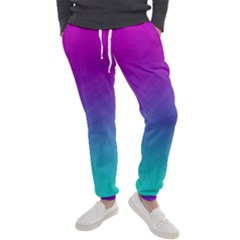 Background-pink-blue-gradient Men s Jogger Sweatpants