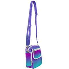 Background-pink-blue-gradient Shoulder Strap Belt Bag