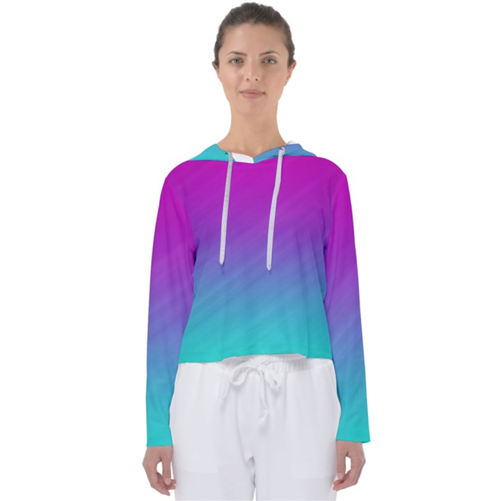 Background-pink-blue-gradient Women s Slouchy Sweat