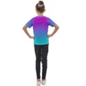 Background-pink-blue-gradient Kids  Mesh Piece T-Shirt View2