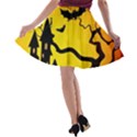 Halloween Night Terrors A-line Skater Skirt View2