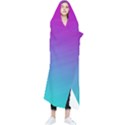 Background-pink-blue-gradient Wearable Blanket View1