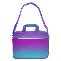 Background-pink-blue-gradient Macbook Pro 13  Shoulder Laptop Bag  by Ket1n9