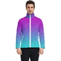 Background-pink-blue-gradient Men s Bomber Jacket View1