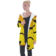 Halloween Night Terrors Longline Hooded Cardigan by Ket1n9