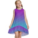 Background-pink-blue-gradient Kids  Frill Swing Dress View1