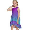 Background-pink-blue-gradient Kids  Frill Swing Dress View2