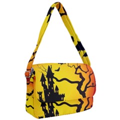 Halloween Night Terrors Courier Bag by Ket1n9