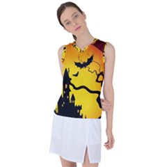 Halloween Night Terrors Women s Sleeveless Sports Top by Ket1n9