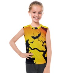 Halloween Night Terrors Kids  Mesh Tank Top by Ket1n9