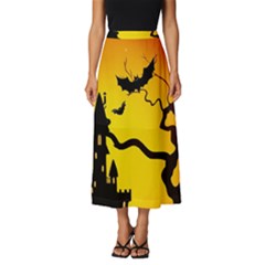 Halloween Night Terrors Classic Midi Chiffon Skirt by Ket1n9