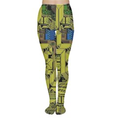 Technology Circuit Board Tights