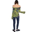 Technology Circuit Board Off Shoulder Long Sleeve Top View2