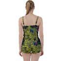 Technology Circuit Board Tie Front Two Piece Tankini View2