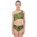 Technology Circuit Board Spliced Up Two Piece Swimsuit View1