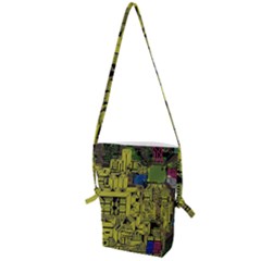 Technology Circuit Board Folding Shoulder Bag by Ket1n9