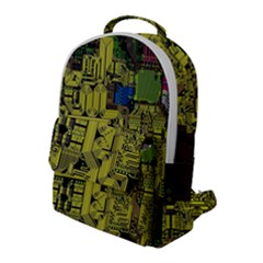 Technology Circuit Board Flap Pocket Backpack (large) by Ket1n9