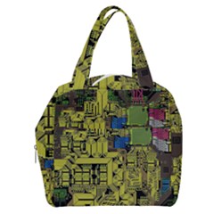 Technology Circuit Board Boxy Hand Bag by Ket1n9