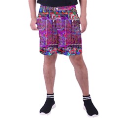 Technology Circuit Board Layout Pattern Men s Pocket Shorts by Ket1n9