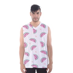 Watermelon Wallpapers  Creative Illustration And Patterns Men s Basketball Tank Top by Ket1n9