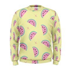 Watermelon Wallpapers  Creative Illustration And Patterns Men s Sweatshirt by Ket1n9