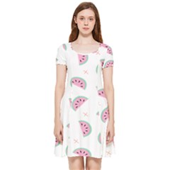 Watermelon Wallpapers  Creative Illustration And Patterns Inside Out Cap Sleeve Dress by Ket1n9