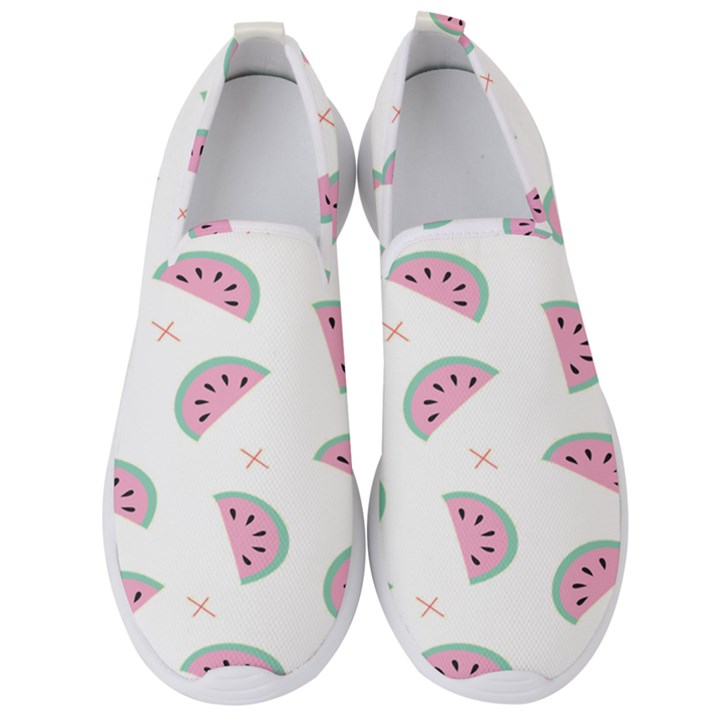 Watermelon Wallpapers  Creative Illustration And Patterns Men s Slip On Sneakers