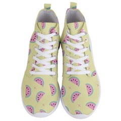 Watermelon Wallpapers  Creative Illustration And Patterns Men s Lightweight High Top Sneakers by Ket1n9