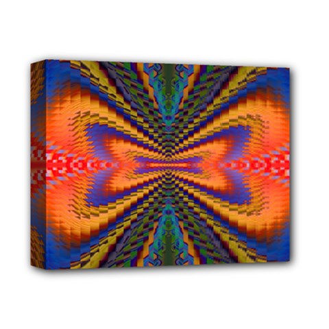 Casanova Abstract Art-colors Cool Druffix Flower Freaky Trippy Deluxe Canvas 14  X 11  (stretched) by Ket1n9