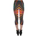 Casanova Abstract Art-colors Cool Druffix Flower Freaky Trippy Capri Leggings  View2