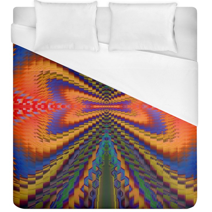 Casanova Abstract Art-colors Cool Druffix Flower Freaky Trippy Duvet Cover (King Size)