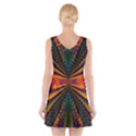 Casanova Abstract Art-colors Cool Druffix Flower Freaky Trippy V-Neck Sleeveless Dress View2