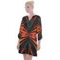 Casanova Abstract Art-colors Cool Druffix Flower Freaky Trippy Open Neck Shift Dress View1