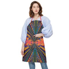 Casanova Abstract Art-colors Cool Druffix Flower Freaky Trippy Pocket Apron by Ket1n9