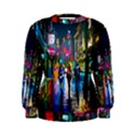 Abstract-vibrant-colour-cityscape Women s Sweatshirt View1