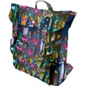 Abstract-vibrant-colour-cityscape Buckle Up Backpack View1