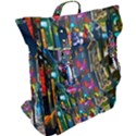 Abstract-vibrant-colour-cityscape Buckle Up Backpack View2