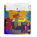 Abstract-vibrant-colour Duvet Cover Double Side (Full/ Double Size) View2