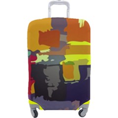 Abstract-vibrant-colour Luggage Cover (large) by Ket1n9