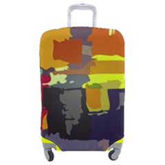 Abstract-vibrant-colour Luggage Cover (medium) by Ket1n9