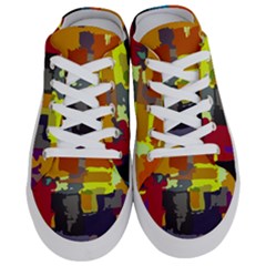 Abstract-vibrant-colour Half Slippers by Ket1n9