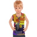 Abstract-vibrant-colour Kids  Sport Tank Top View1