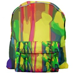 Abstract-vibrant-colour-botany Giant Full Print Backpack by Ket1n9