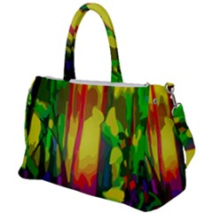 Abstract-vibrant-colour-botany Duffel Travel Bag by Ket1n9